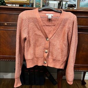 Sincerely Jules Rose Button-Up Cardigan